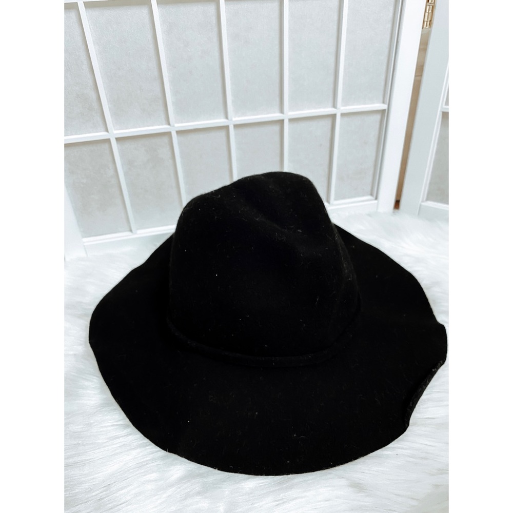 J Crew Wide-brimmed Italian wool-felt hat